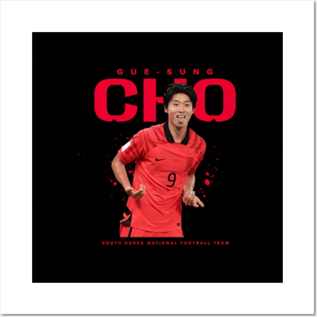 Cho Gue-Sung South Korea Football Team Wall Art by binchudala